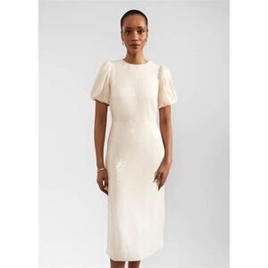 Hobbs Tamzin Sequin Midi Dress